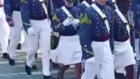West Point grad caught texting during her graduation march