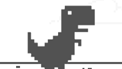 Steve Jumping Dino icon in Blue UI Style