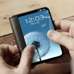 samsung bendable screen