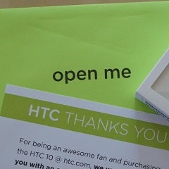 HTC 10 early adopters should be receiving their "thank you" gifts