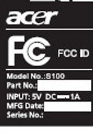 Acer Liquid spills on the FCC