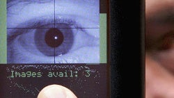 Iris scanners could come to more phones in the future, including Apple's iPhones