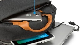 This smart HP backpack will charge your phone (up to 10 times), tablet, and laptop