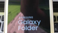 More images of the Android clamshell Samsung Galaxy Folder 2 surface
