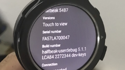 Photos of HTC's unannounced Android Wear powered 