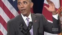 President Obama burns the Note 7