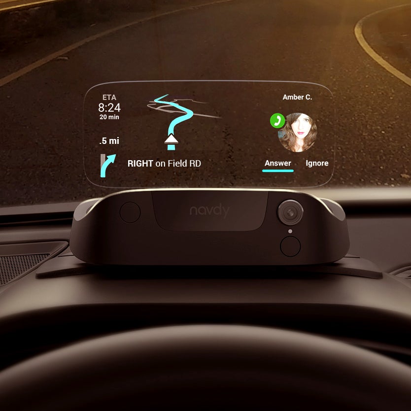 Navdy outs the first 'Augmented Driving' HUD device for your car 