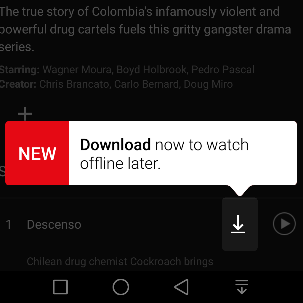 netflix download offline