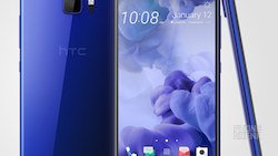 The HTC U Ultra with a sapphire finish will first be available for pre-order in mid-February in Taiwan