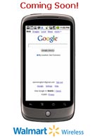 The Nexus One appears on Walmart´s website with 3G for AT&T, Verizon and Sprint