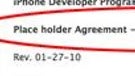 Updated iPhone developer's agreement has placeholder with reference to January 27th launch