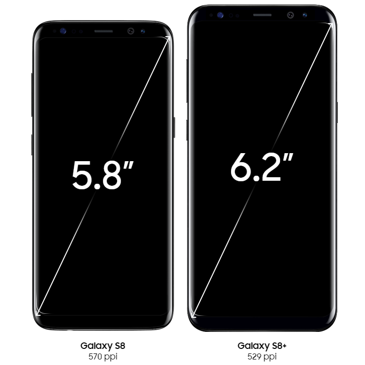 S8 and S8+ come 1080p resolution as default, screen goes up to WQHD+ PhoneArena