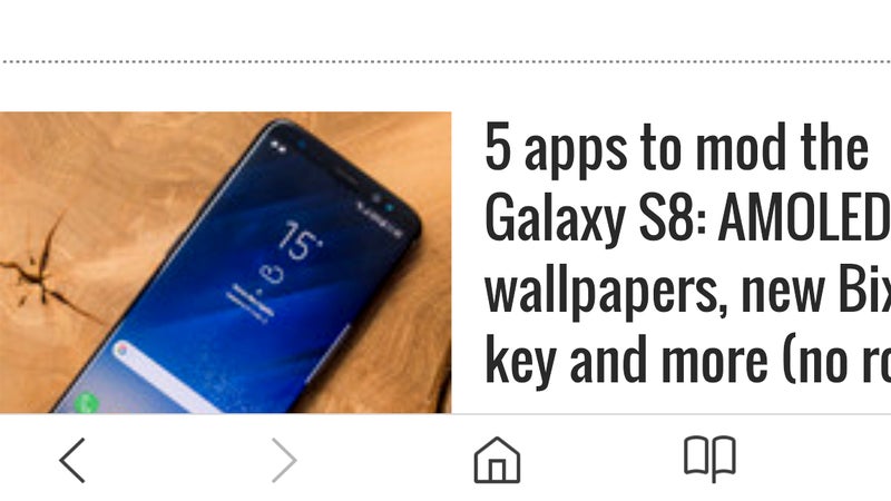 How to change the color of the Galaxy S8 and S8+ navbar