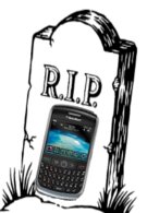 BlackBerry Curve 8900 has a one way ticket to cell phone heaven