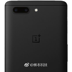 Latest OnePlus 5 render shows off-center dual camera setup; phone appears on AnTuTu