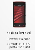 Nokia X6 owners can now update the firmware to v12