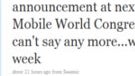 RIM coming out with something big for MWC?