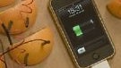 2,380 orange slices required to charge an iPhone