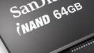 Storage capacity doubles thanks to SanDisk's 64GB iNAND embedded flash memory
