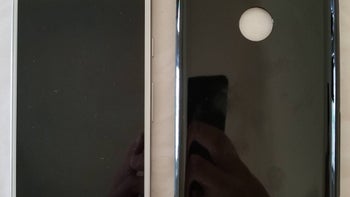 Alleged Pixel XL 2 case compared to original Pixel and Galaxy S8 – yeah, it's big