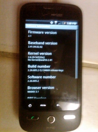 Some Droid Eris owners getting Android 2.1 update?