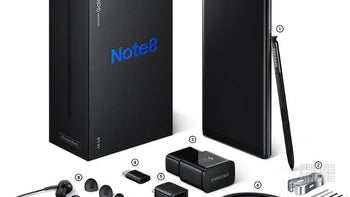 Samsung Galaxy Note 8: here is what's in the box