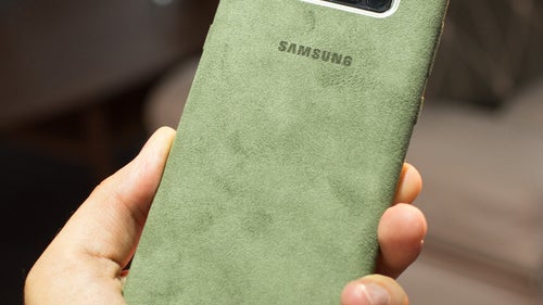 SAMSUNG - 【新品未使用】GalaxyNote8用Alcantara cover【グレー】 Official Samsung Galaxy Note 8 Alcantara Cover Case Review