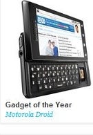 Motorola DROID is Engadget's Gadget of The Year