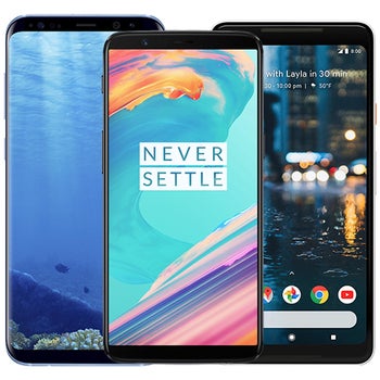 OnePlus 5T vs Galaxy S8 vs LG V30 vs Pixel 2 vs HTC U11 price comparison