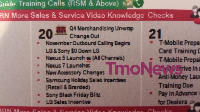Nexus 5 and 7 could launch on T-Mobile November 20th