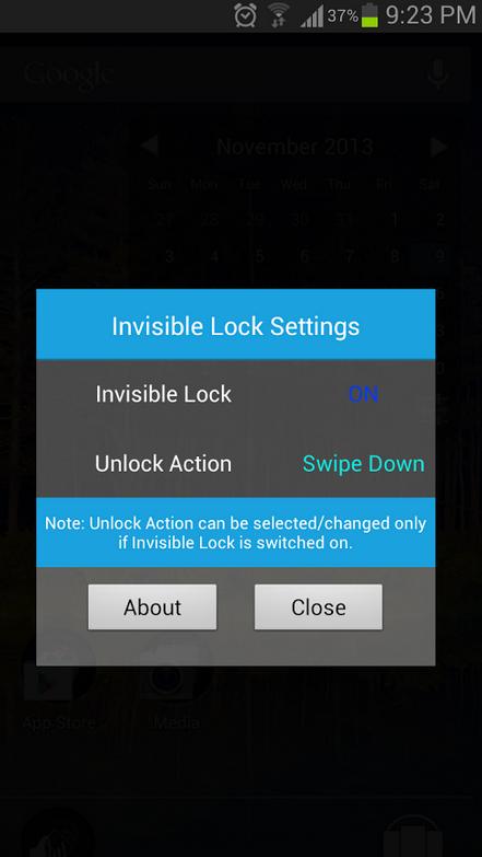Tired of your Android lock screen? Try Invisible Lock