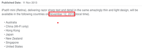 Apple&#039;s GSX website calls for the launch of the Apple iPad mini with Retina display, today - Apple iPad mini with Retina display to launch today according to Apple&#039;s GSX website