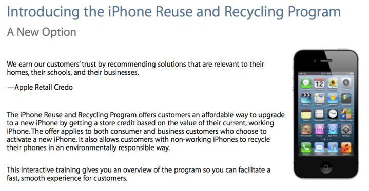 Apple will no-longer consider the liquid damage indicator when valuing a trade-in - Apple to ignore liquid damage indicator when valuing an iPhone for a trade-in?