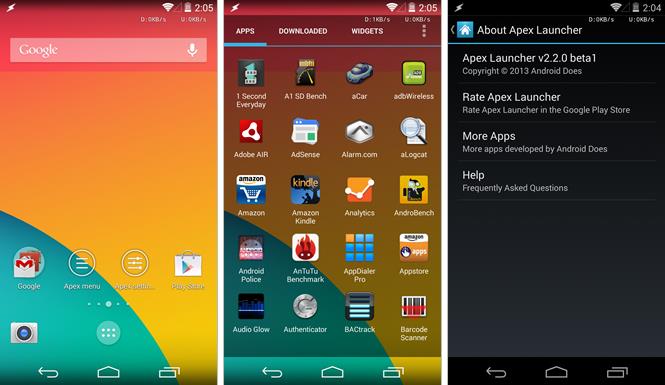 android kitkat interface