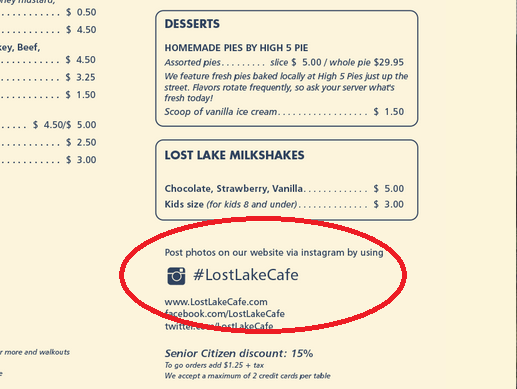 Lost Lakes&#039; menu practically asks for photographs to be taken - Google Glass wearing customer gets the boot from Seattle restaurant