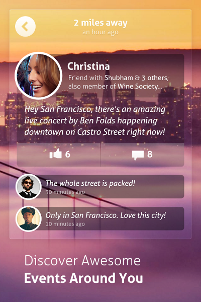 Local social network app Circle receives new looks and features