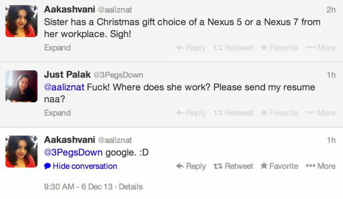 Forum thread confirms Google's holiday gifts for 2013 - Google giving employees holiday gift of Nexus 5 or Nexus 7?