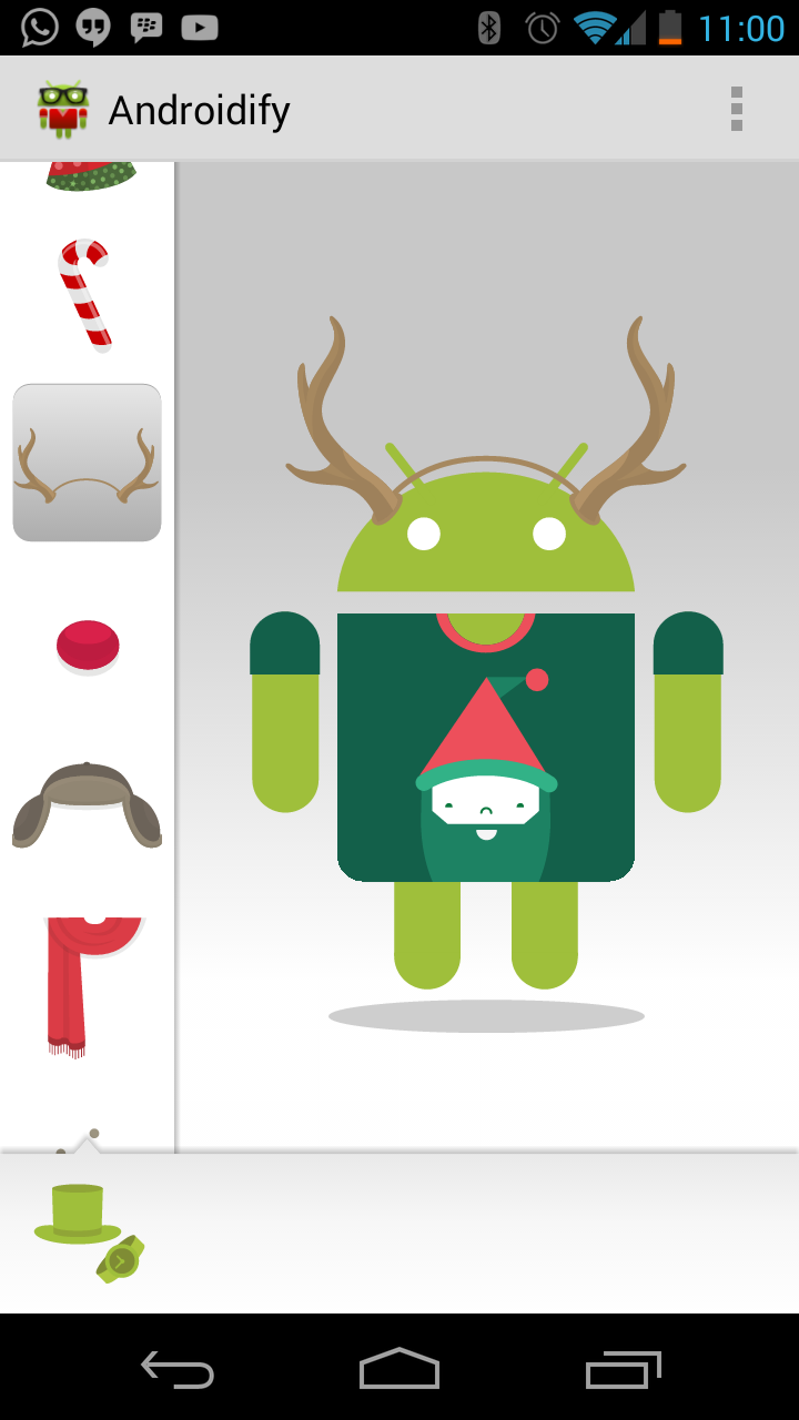 Androidify gets an update for the holidays