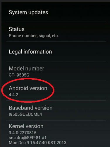 The Samsung Galaxy S4 GPe has been updated to Android 4.4.2 - Android 4.4.2 now here for the Samsung Galaxy S4 Google Play edition