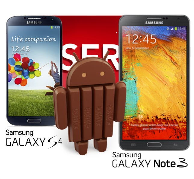 Galaxy S4 and Note 3 to get the Android 4.4 KitKat update late January, announces SFR