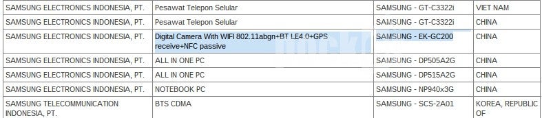 New Samsung Galaxy Camera (EK-GC200) coming soon?