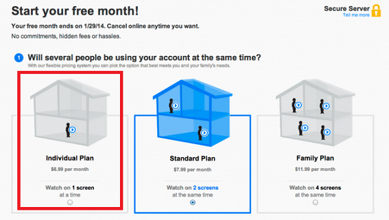 Netflix is testing a cheaper $6.99 monthly plan - Netflix testing $6.99 service with SD resolution in selected markets