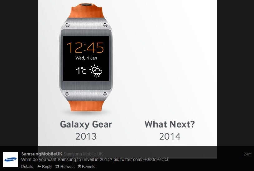 Samsung seems to be teasing a new Galaxy Gear smartwatch on Twitter