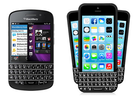 BlackBerry is suing Typo (R) for stealing the design from its QWERTY keyboards - It&#039;s not a Typo; BlackBerry sues Seacrest funded QWERTY for the Apple iPhone