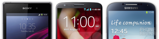 Sony Xperia Z1S vs LG G2 vs Samsung Galaxy S4: specs comparison