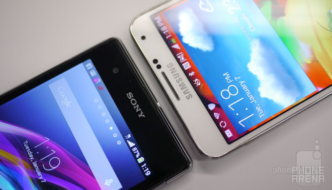 Sony Xperia Z1S vs Samsung Galaxy Note 3: first look