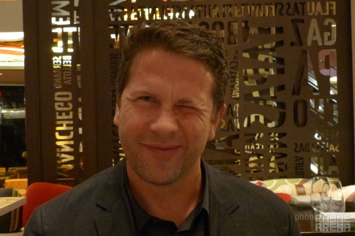 Bryan Biniak does his best pirate - PhoneArena joins Nokia’s VP &amp; GM of Developer Experience for dinner at CES 2014