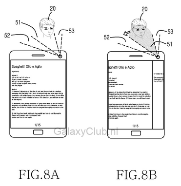 Samsung's European patent hints at gesture controls for the Samsung Galaxy S5 using movements of the head - New gesture controls coming to Samsung Galaxy S5?