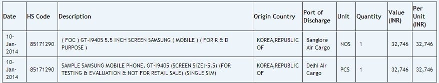 Samsung GT-I9405 appears to be a new 5.5-inch Galaxy (not a Note, though)