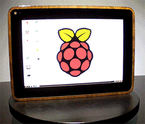 360&amp;deg;-spin of the PiPad - The PiPad is a homemade wooden tablet, powered by Raspberry Pi